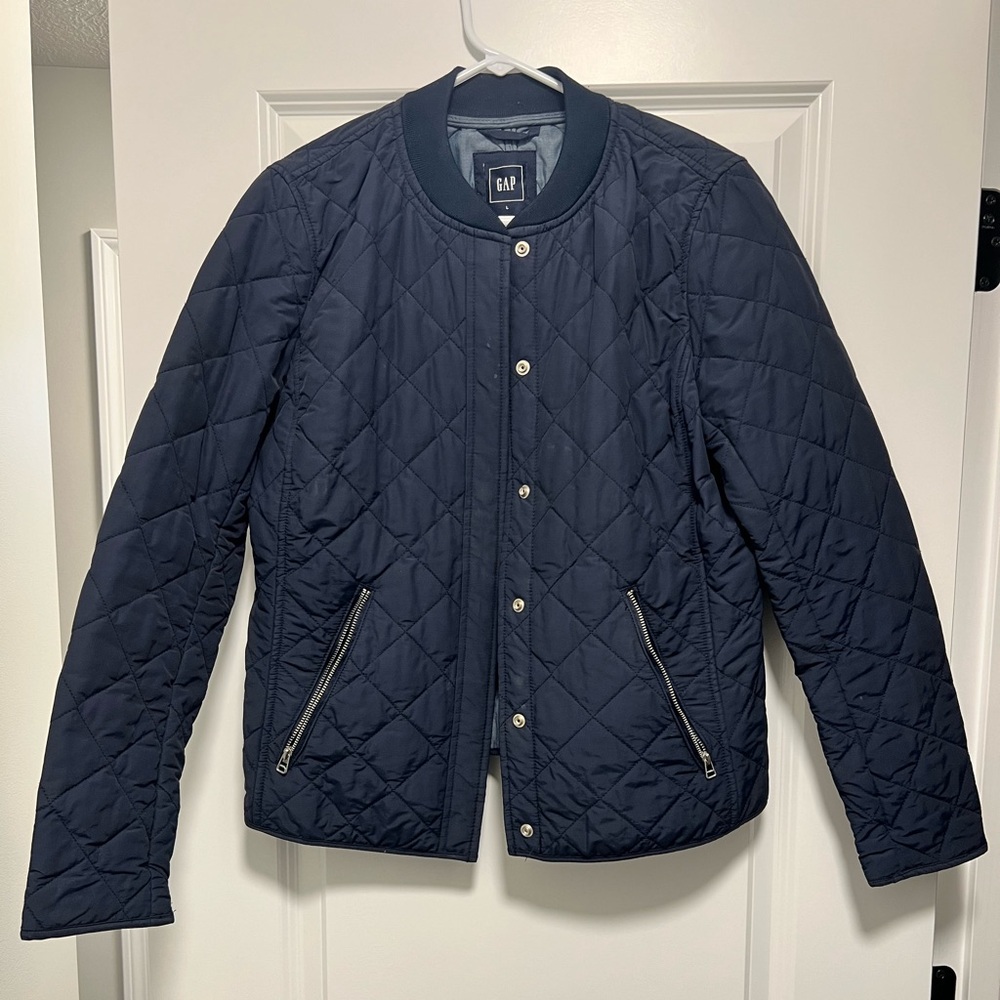 Gap Quilted Bomber Jacket